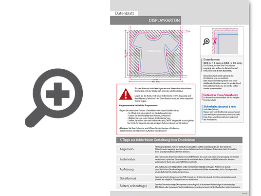 Product Bild displaykarton_in_shirt-form_konturgefr__st___einseitig_4_0-farbig_bedruckt