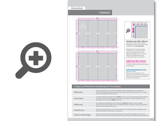 Product Bild faltblatt__gefalzt_auf_12_0_cm_x_18_0_cm__8-seiter_(zickzackfalz)_inkl__schutzlack_mit_antimikrobieller_wirkung