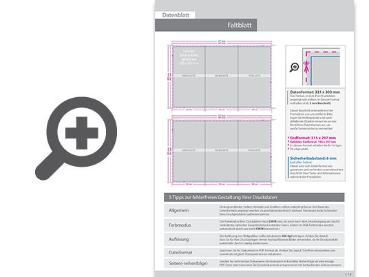 Product Bild faltblatt__gefalzt_auf_10_5_cm_x_29_7_cm__6-seiter_(zickzackfalz)_inkl__schutzlack_mit_antimikrobieller_wirkung