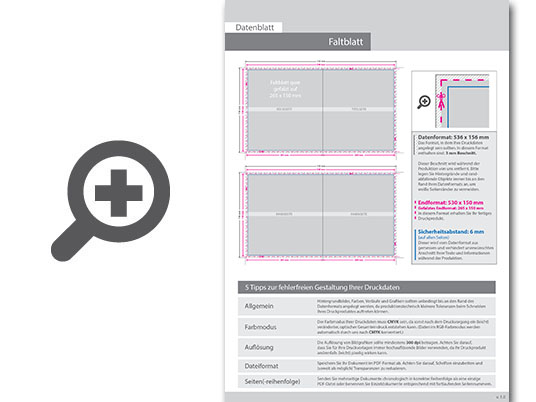 Product Bild hochglanz-uv-lack_faltblatt__gefalzt_auf_26_5_cm_x_15_0_cm__vertikaler_mittelfalz__4-seitig