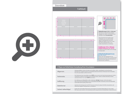 Product Bild faltblatt__gefalzt_auf_din_a6__vertikaler_zickzackfalz__6-seitig
