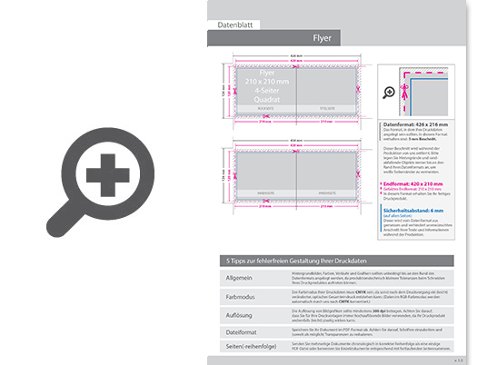 Product Bild hochglanz-uv-lack_faltblatt__gefalzt_auf_quadrat_21_0_cm_x_21_0_cm__vertikaler_mittelfalz__4-seitig