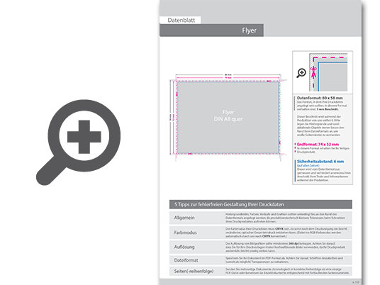 Product Bild multiloft-flyer_din_a8_quer_(7_4_cm_x_5_2_cm)__4_0_farbig_(einseitiger_druck)