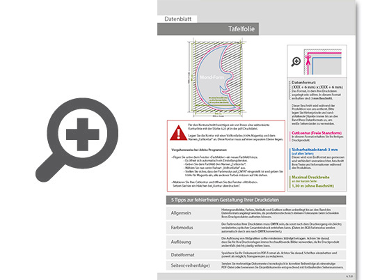 Product Bild hochwertige_tafelfolie_in_mond-form_unbedruckt