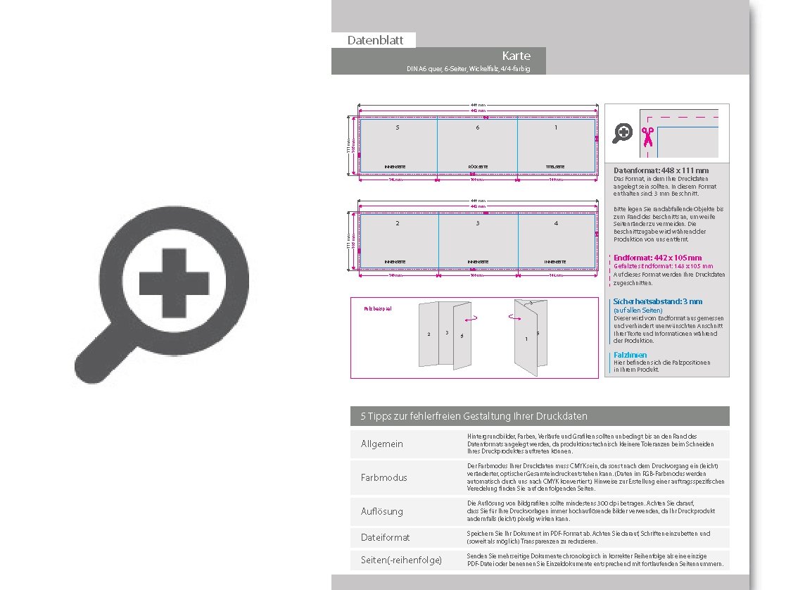 Product Bild taufkarte__gefalzt_auf_din_a6_quer__vertikaler_wickelfalz__6-seitig