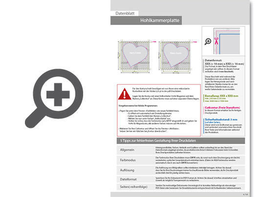 Product Bild wahlplakat_auf_hohlkammerplatte_in_herz-form_konturgefr__st___beidseitig_4_4-farbig_bedruckt
