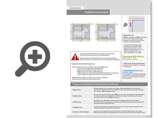 Product Bild wahlplakat_auf_hohlkammerplatte_in_hund-form_konturgefr__st___beidseitig_4_4-farbig_bedruckt