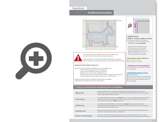 Product Bild wahlplakat_auf_hohlkammerplatte_in_hund-form_konturgefr__st___einseitig_4_0-farbig_bedruckt