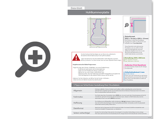 Product Bild wahlplakat_auf_hohlkammerplatte_in_schneemann-form_konturgefr__st___einseitig_4_0-farbig_bedruckt
