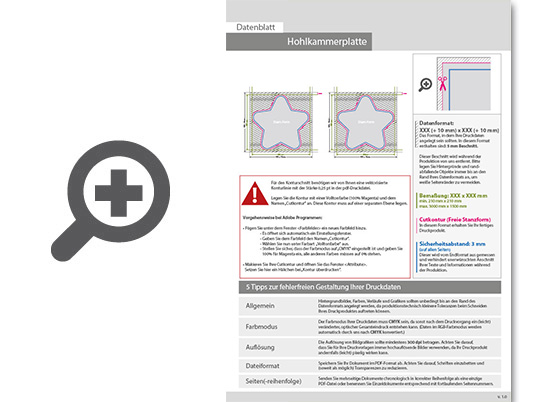 Product Bild wahlplakat_auf_hohlkammerplatte_in_stern-form_konturgefr__st___beidseitig_4_4-farbig_bedruckt